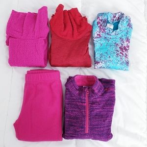 Snow und set - 3 long shirts, 1 jacket + 1 pant